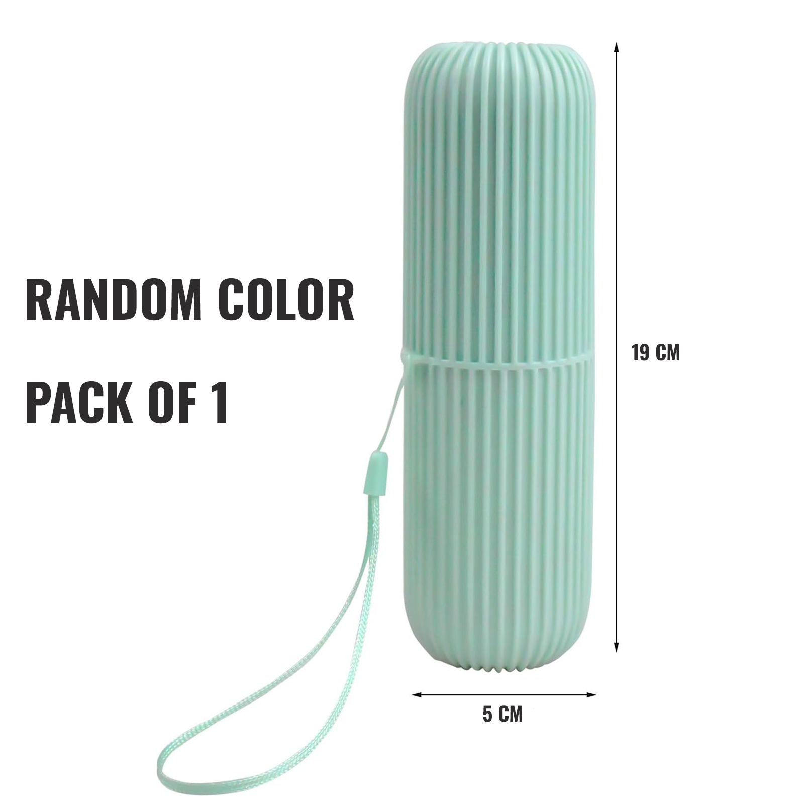 Portable Travel Wash Cup, Toothbrush & Makeup Brush Storage, Pack of 1