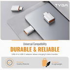 USB-A to USB-C Adapter, 5Gbps Data Transfer, Fast Charging