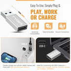 USB-C to USB-A Adapter, 5Gbps, 3.0/3.2 Data Transfer, Sync & Charge