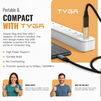 USB-C to USB-A Adapter, 5Gbps, 3.0/3.2 Data Transfer, Sync & Charge