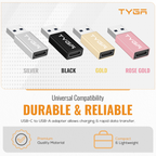 USB-C to USB-A Adapter, 5Gbps, 3.0/3.2 Data Transfer, Sync & Charge