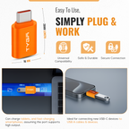 USB-A to USB-C Adapter, 5Gbps Data Transfer, Fast Charging