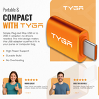USB-A to USB-C Adapter, 5Gbps Data Transfer, Fast Charging