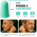 Foam Ear Plugs, 38dB Noise Reduction