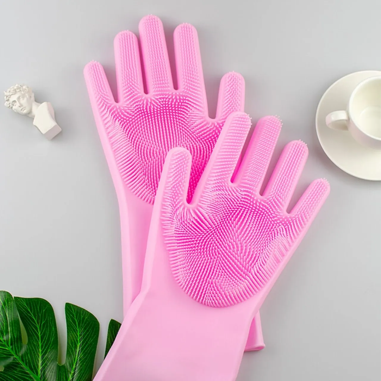 Dishwashing Gloves, Waterproof Non Slip Reusable, 1 Pair