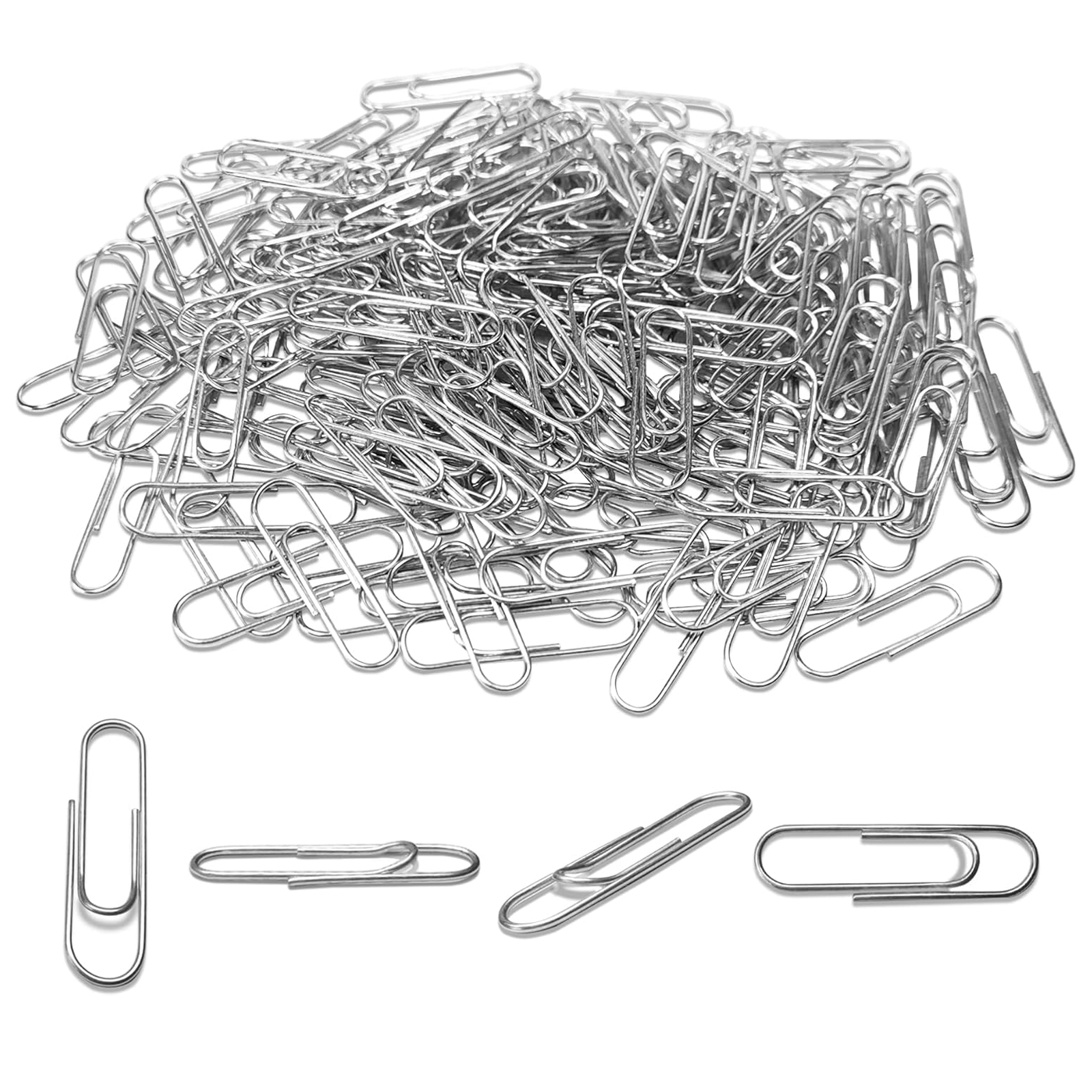 Small Paper Clips, Office & School Use, Pack of 300