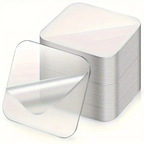 Transparent Double-Sided Mounting Tape, Strong Adhesive, Pack of 50