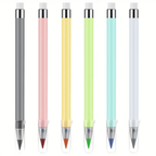 Pencils with Eraser, Reusable Inkless Design, Pack of 6