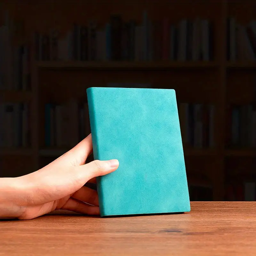 A6 Pocket Notebook, Sheepskin Feel Cover, Lined Pages, Pack of 1