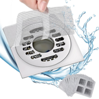 Hair Catcher Drain Stickers, Easy Use Shower Hair Blocker, Pack of 50