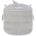 Shark Bath Toy Organizer, Hanging Mesh Storage Net, Grey, Pack of 1