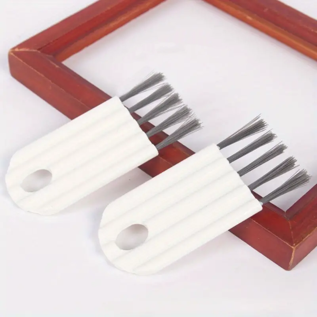 Multifunctional Cleaning Brush Set, Crevice & Detail Brushes, Pack of 2