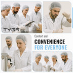 Disposable Non Woven Mob Caps, Elastic Hair Nets, White