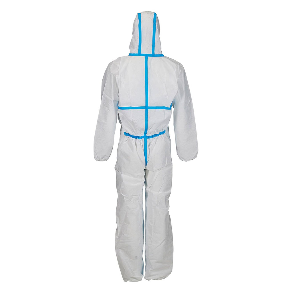 Type 4/5/6 Protective Coverall, Microporous with Taped Seams