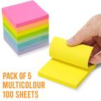 Self Adhesive Sticky Notes, Square Memo Pads, 500 Sheets