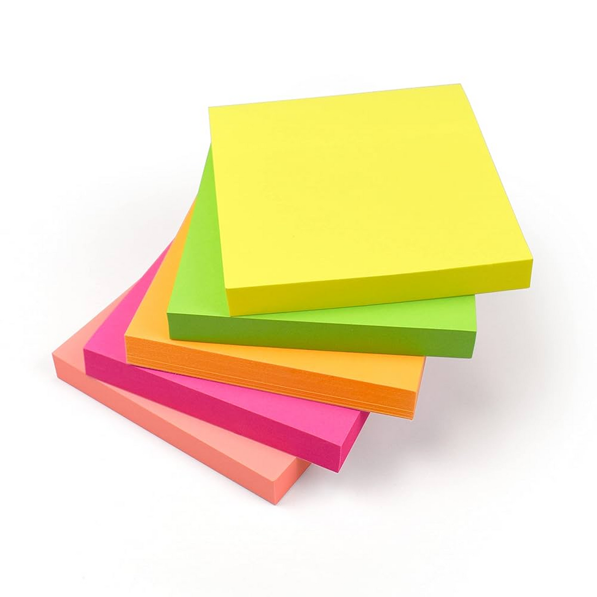 Self Adhesive Sticky Notes, Square Memo Pads, 500 Sheets