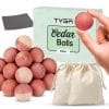 Cedar Wood Moth Balls, Natural Moth Repellent, Pack of 40