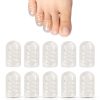 Silicone Gel Toe Protectors, Pain Relief, Blister Prevention, Pack of 10