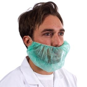Disposable Non Woven Beard Covers, Elastic Head Loop