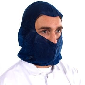 Alternative view of Disposable Balaclava Hood, Non Woven Full Head Cover