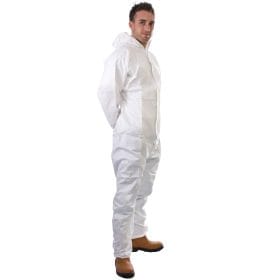 Type 5/6 Disposable Protective Coverall, Microporous Antistatic Suit