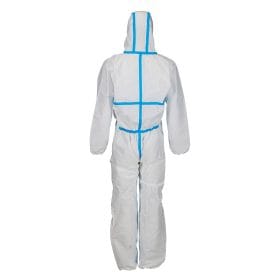 Alternative view of Antistatic Type 5/6 Disposable Coverall, SMS Protective Suit with Taped Seams